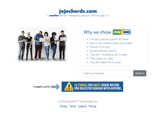 Tablet Screenshot of jojochords.com